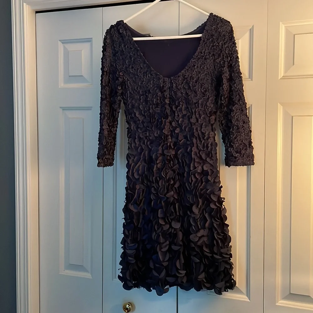 THEIA Petal dress - Picture 3 of 8